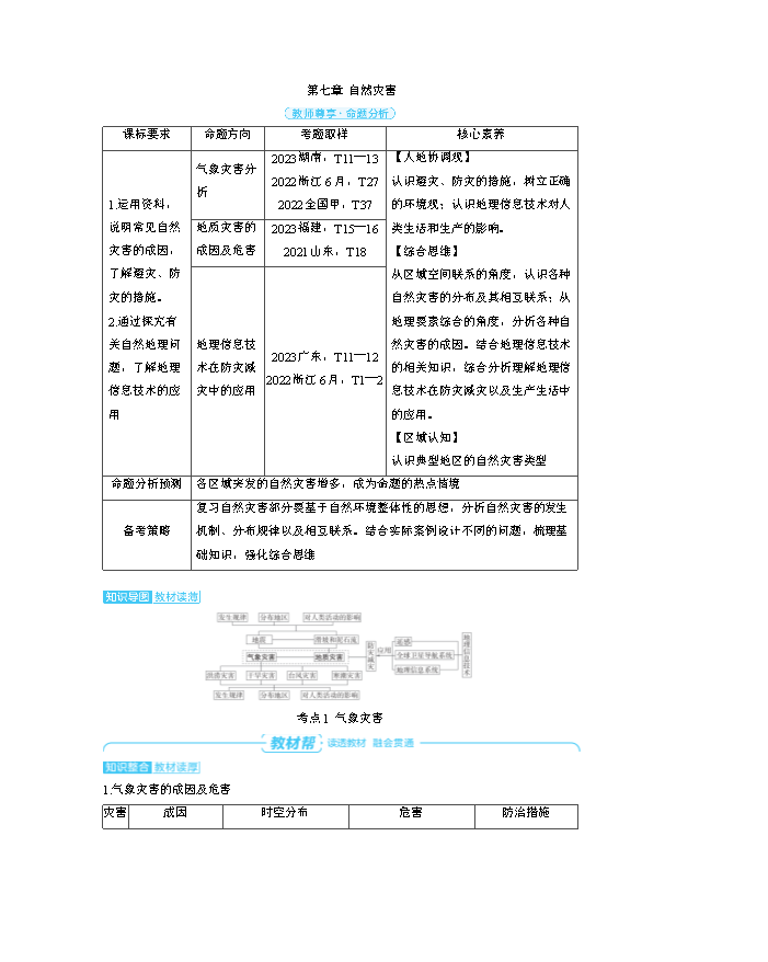 2025年高考专题复习教案 地理 PDF版含解析