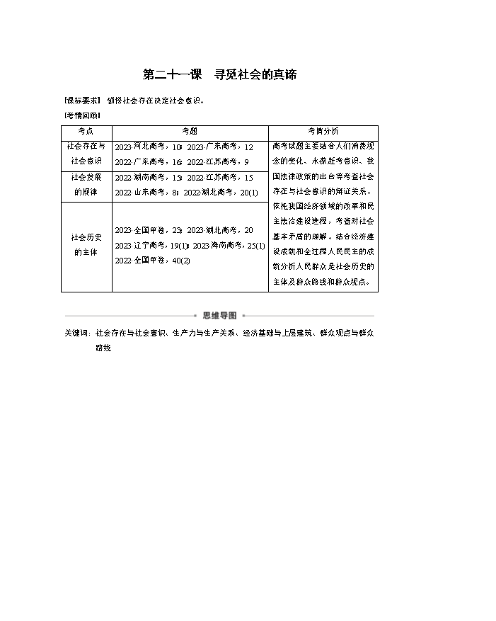 【KS5U联考】高考二轮复习教参(高三政治) 第二部分 题型专题 Word版