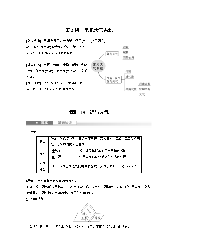 高中地理人教版(2019)同步讲义 选择性必修2全书Word解析版